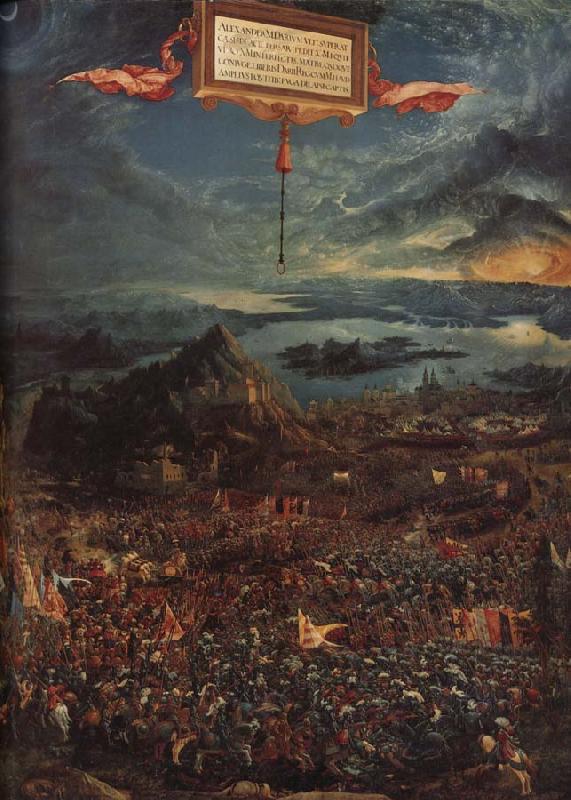 Albrecht Altdorfer The Battle of Issus Sweden oil painting art